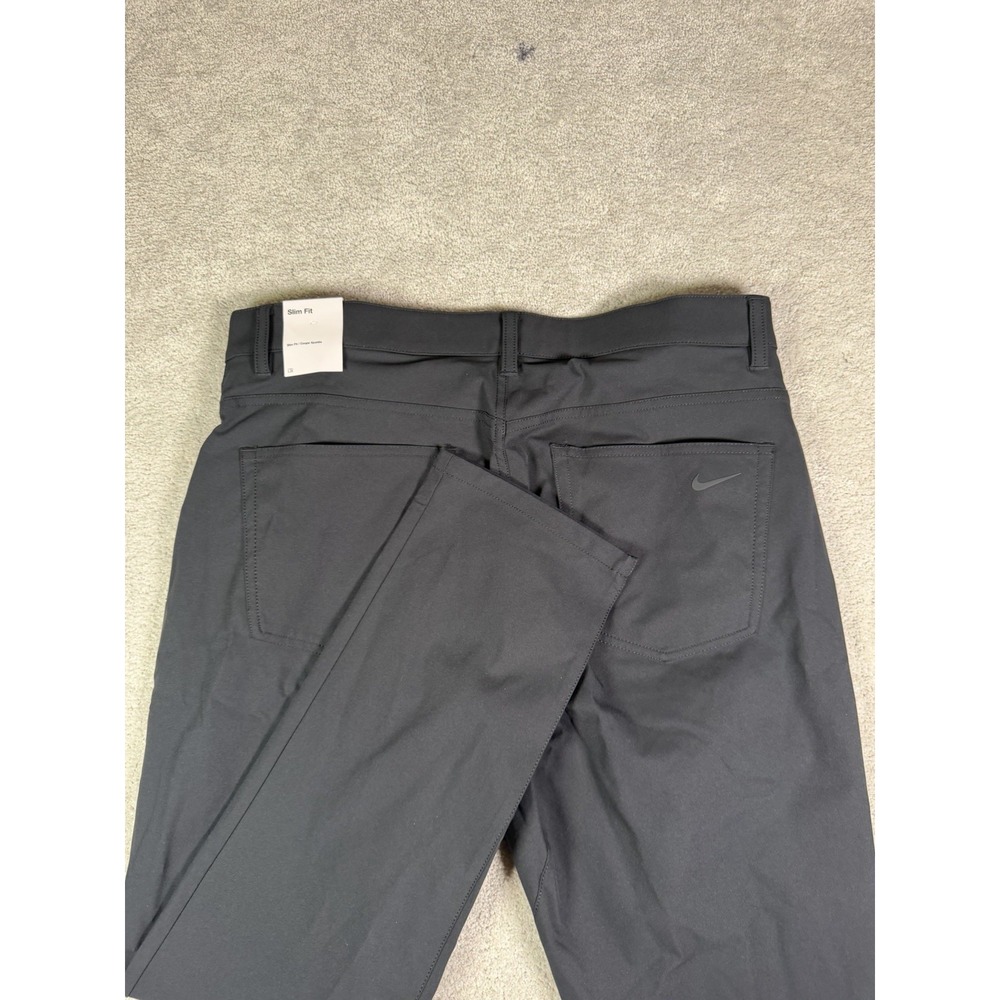 Nike Repel Tour 5-Pocket Slim-Fit Black Golf Pants FD5615-010 Men's 33x30 New